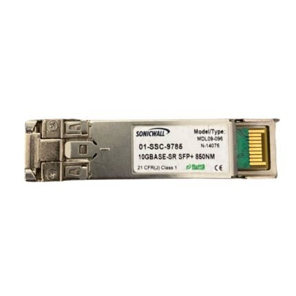 SonicWall 10GBASE-SR SFP+ Transceiver – 10 Gbps, 850nm, LC Duplex, up to 300m Reach