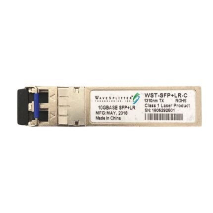 WaveSplitter WST-SFP+LR-C 10GBASE-LR SFP+ Transceiver – 10 Gbps, 1310nm, LC Duplex, up to 10km Reach