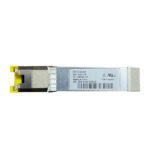 Brocade 1000Base-T SFP transceiver module with copper RJ-45 interface