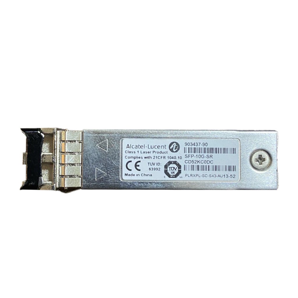 Optical transceiver Alcatel-Lucent 10GBASE-SR with LC connector for 10G Ethernet over multimode fiber