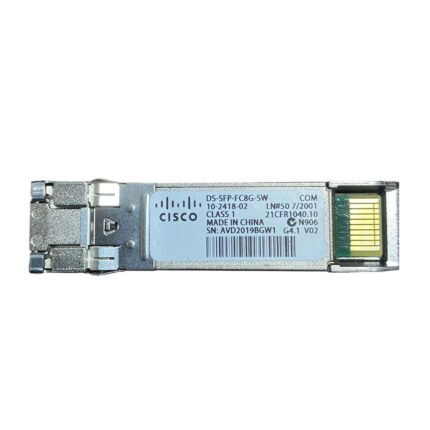 Cisco DS-SFP-FC8G-SW 8G Fibre Channel SFP+ Transceiver – 8.5 Gbps, 850nm, LC Duplex, up to 150m Reach