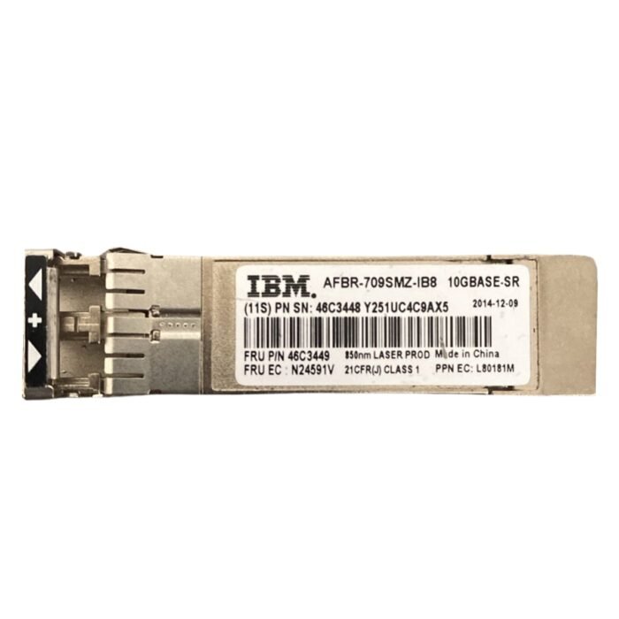 IBM 10GBASE-SR SFP+ Transceiver – 10 Gbps, 850nm, LC Duplex, 300m Reach originalmodules.com +8 QSFPTEK +8 HPC Optics +8
