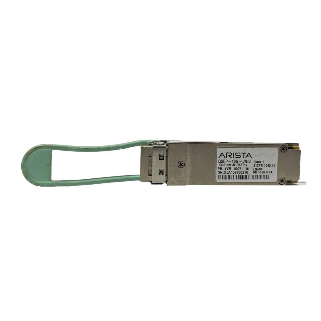 Arista QSFP-40G-UNIV 40G QSFP+ Universal Transceiver Module with LC Duplex Connector