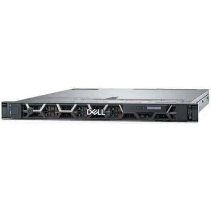 Front view of Dell EMC PowerEdge R640 Rack Server with 10 hot-swappable 2.5-inch drive bays and front bezel.
