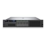 Front view of Dell EMC PowerEdge R730 8x2.5" rack server with hot-swappable drive bays and enterprise-grade design.