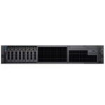 Front view of Dell EMC PowerEdge R740 8x2.5" rack server with 8 small-form-factor drive bays, ideal for virtualization and enterprise applications.