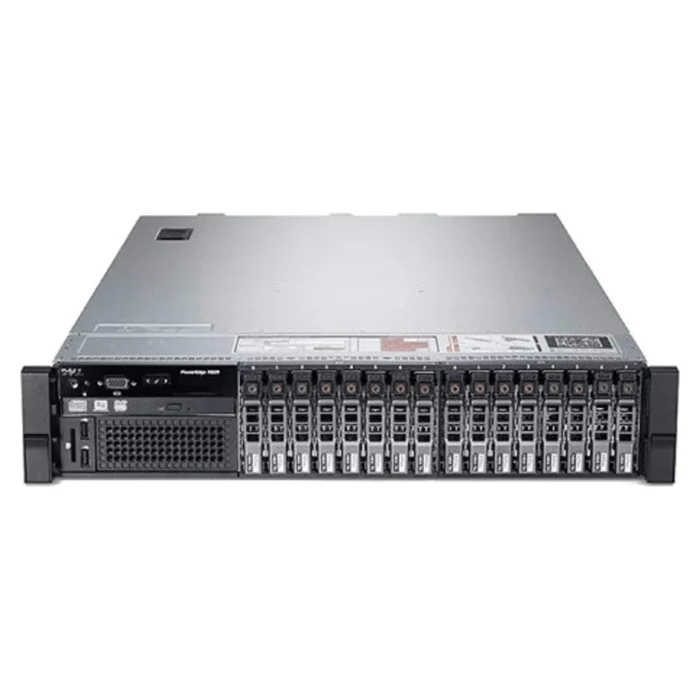 Front view of Dell EMC PowerEdge R820 16×2.5″ designed for enterprise data center performance and scalability.