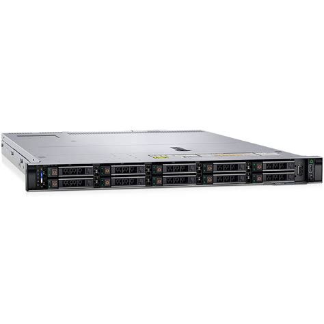 Front view of Dell EMC VxRail E560 with 10x2.5" drive bays.