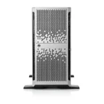 Front view of HP ProLiant ML350e Gen8 4x3.5" designed for business performance and scalable storage.