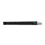Front view of HPE ProLiant DL360 Gen10 10x2.5" server showing 10 small form factor drive bays in a compact 1U rackmount chassis.