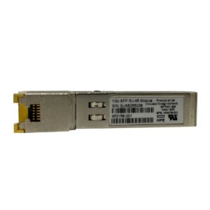 HPE 1G SFP RJ45 Transceiver Module with RJ45 Connector