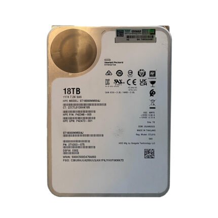 HPE 18TB SAS 12Gbps 7.2K 3.5inch Hard