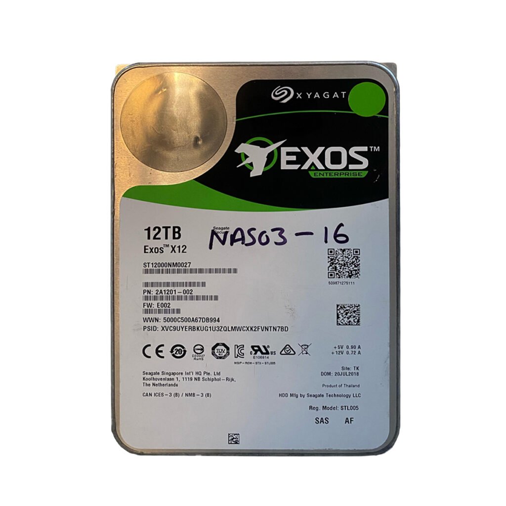Seagate 12TB SAS 12Gbps 7.2K 3.5inch Hard