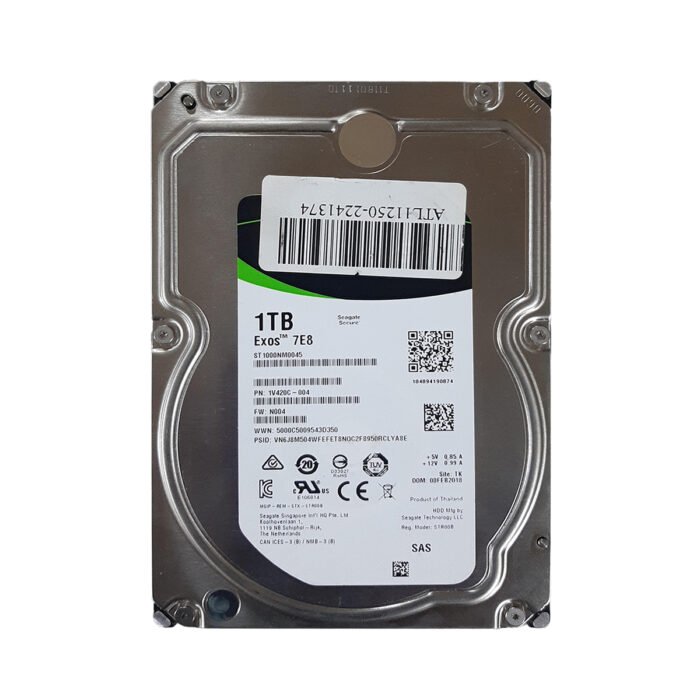 Seagate Exos 1TB 3.5-inch SAS Hard Drive – 12Gbps, 7200 RPM (Model: 1V420C-004)