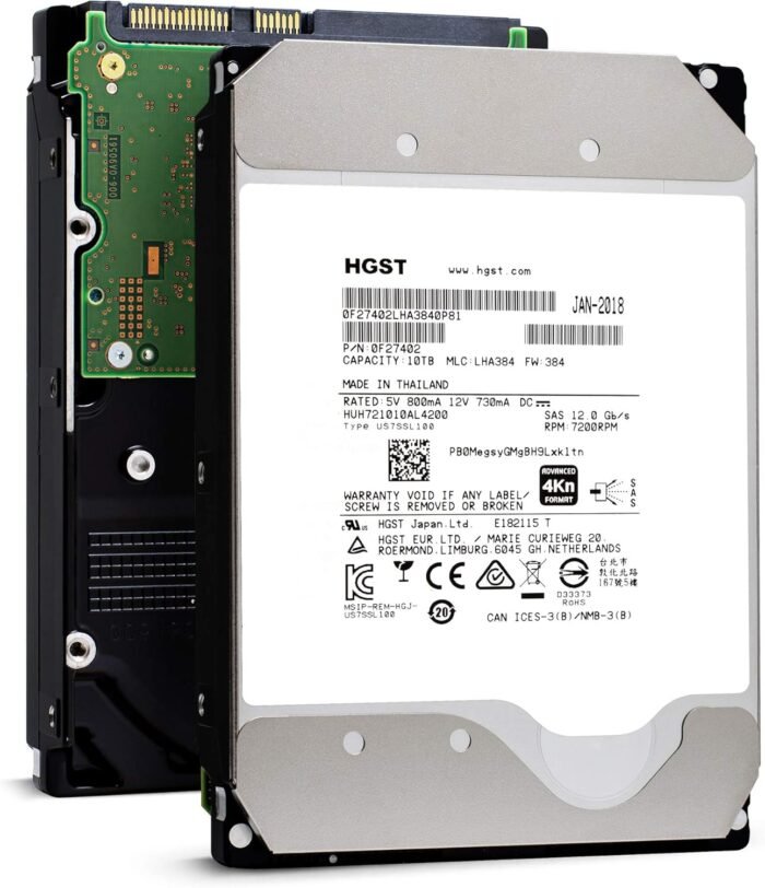 hgst 10tb sas 12gbps 7.2k 3.5 inch hard