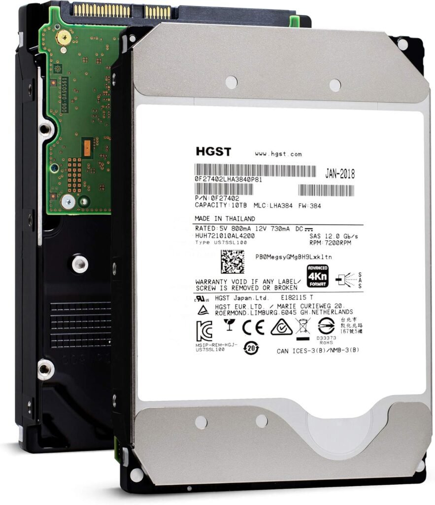 hgst 10tb sas 12gbps 7.2k 3.5 inch hard