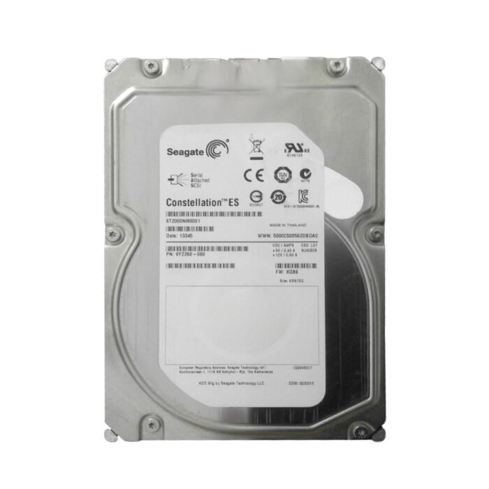 Seagate 2TB SAS 6Gbps 7.2K 3.5inch Hard Drive