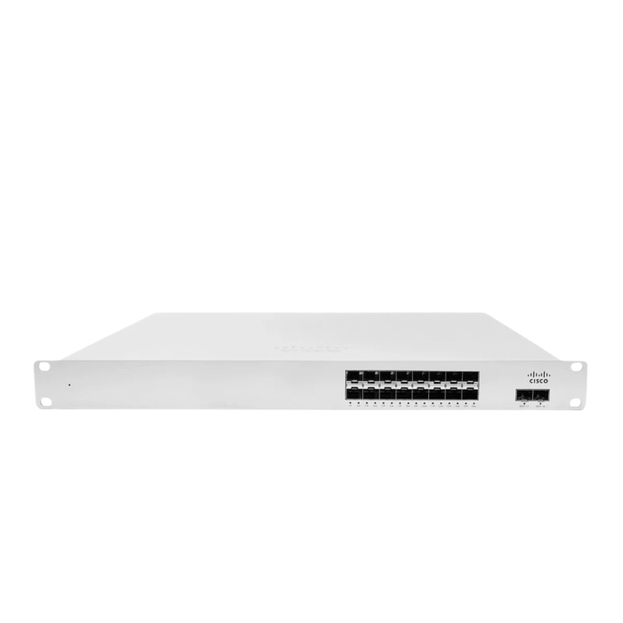Cisco Meraki MS410-16 cloud managed switch device with 16 10GbE ports for enterprise networking.