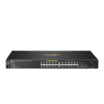 Image of Aruba 2530-24-PoE+ (J9779A) switch featuring 24 Gigabit PoE+ ports for business networking.