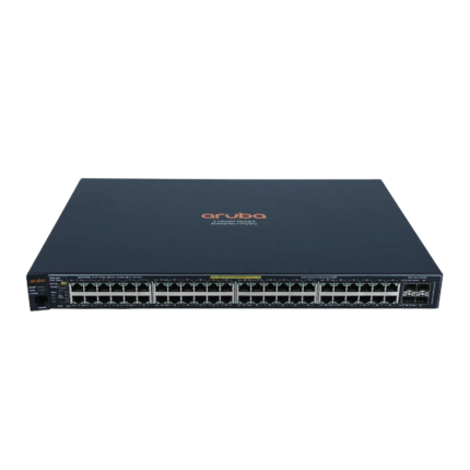 Aruba 2530-48G (J9772A) managed switch front panel with 48 Gigabit ports