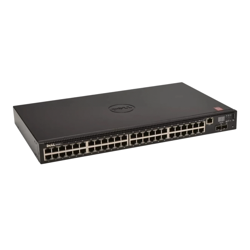 High-performance Dell EMC PowerSwitch N2048P 48-Port PoE+ network switch for enterprises.