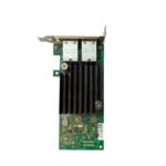 Front view of Dell 0C4D5P Intel X550-T2 Dual Port 10G network card showing two LAN Ethernet ports.