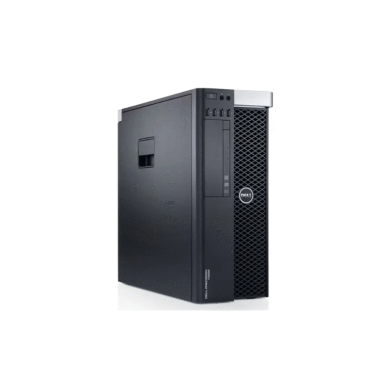 Front view of Dell Precision T3600 Workstation tower with high-performance design