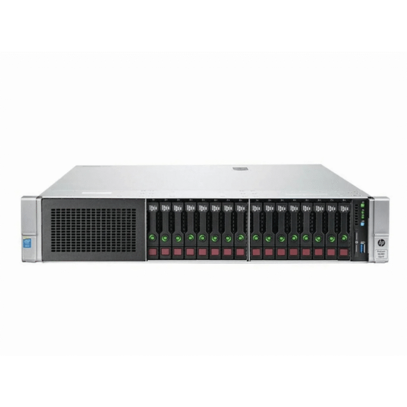 HPE ProLiant DL380 Gen9 16×2.5″ rack server with modular drive bays and dual Intel Xeon processors