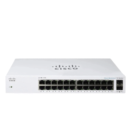 Cisco Business SF110-24 Switch front view with 24 ports