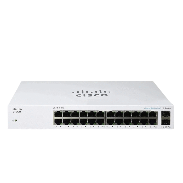 Cisco Business SF110-24 Switch front view with 24 ports