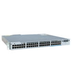 Cisco WS-C3850-12X48U switch front view with 12 10-Gigabit and 48 Gigabit Ethernet ports