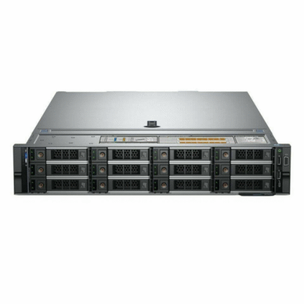 Front view of Dell EMC PowerEdge R740XD 18x3.5 server with 18 large 3.5-inch drive bays in a 2U chassis, optimized for high-capacity storage.