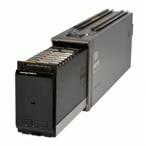 EqualLogic PS-M4110 Blade Arrays integrated in Dell M1000e chassis for scalable SAN storage