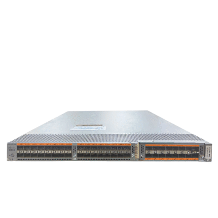 Cisco Nexus 5548UP 48 switch with 48 SFP+ ports for 10 Gigabit Ethernet connectivity.