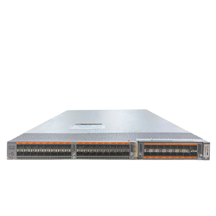Cisco Nexus 5548UP 48 switch with 48 SFP+ ports for 10 Gigabit Ethernet connectivity.