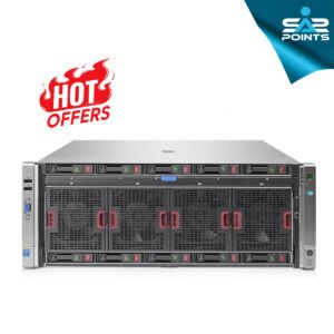 Front view of the HPE ProLiant DL580 Gen9 server featuring 5x2.5" drive bays.