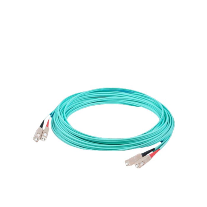 Duplex Fiber Optic Patch Cable 10M LC to LC Multi-Mode Male to Male End
