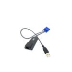 HP USB KVM Switch Cable – HD15 Male, USB Male, RJ-45 Female Connectors