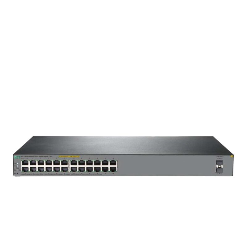 HPE OfficeConnect 1920S 24G 2SFP Switch JL385A front and back view