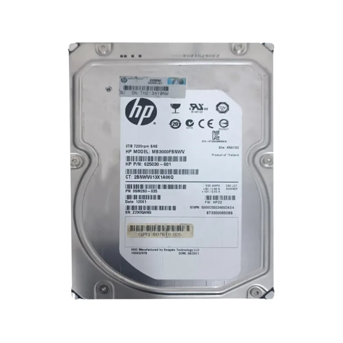 HP 9SM260-035 3TB 7.2K SAS 6Gbps 3.5Inch Hard Drive - Image 2