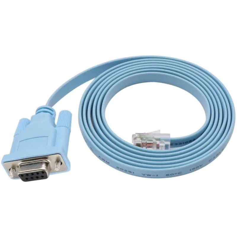 Cisco Console Cable 9-pin DB9 Female Serial RS232 Port to RJ45 Male