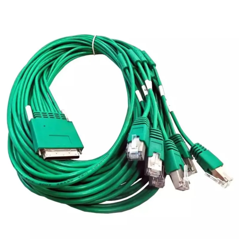 Cisco Serial Cable RJ45 Male To 68-Pin VHDCI Male 3M - CAB-HD8-ASYNC Green