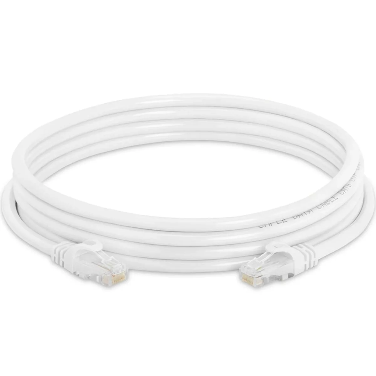 RJ45 CAT6 Ethernet Network Cable - White - 2M