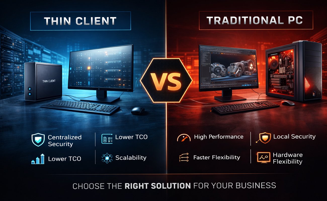 Thin Client vs Traditional PC: What's Right for Your Business?