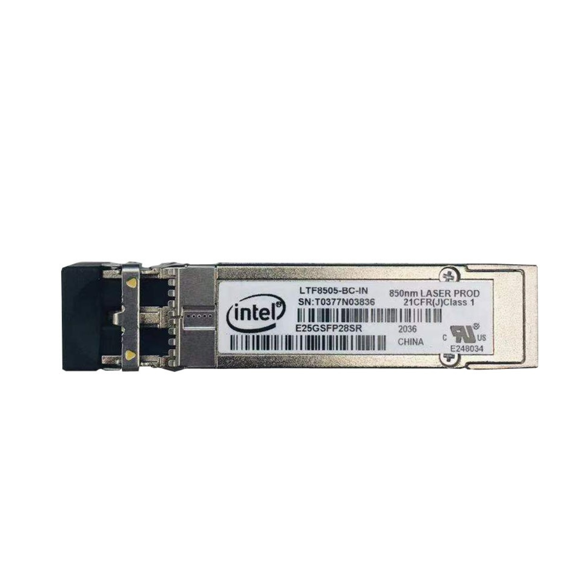 Intel E25G SFP28 SR 25GbE Optical Transceiver Module