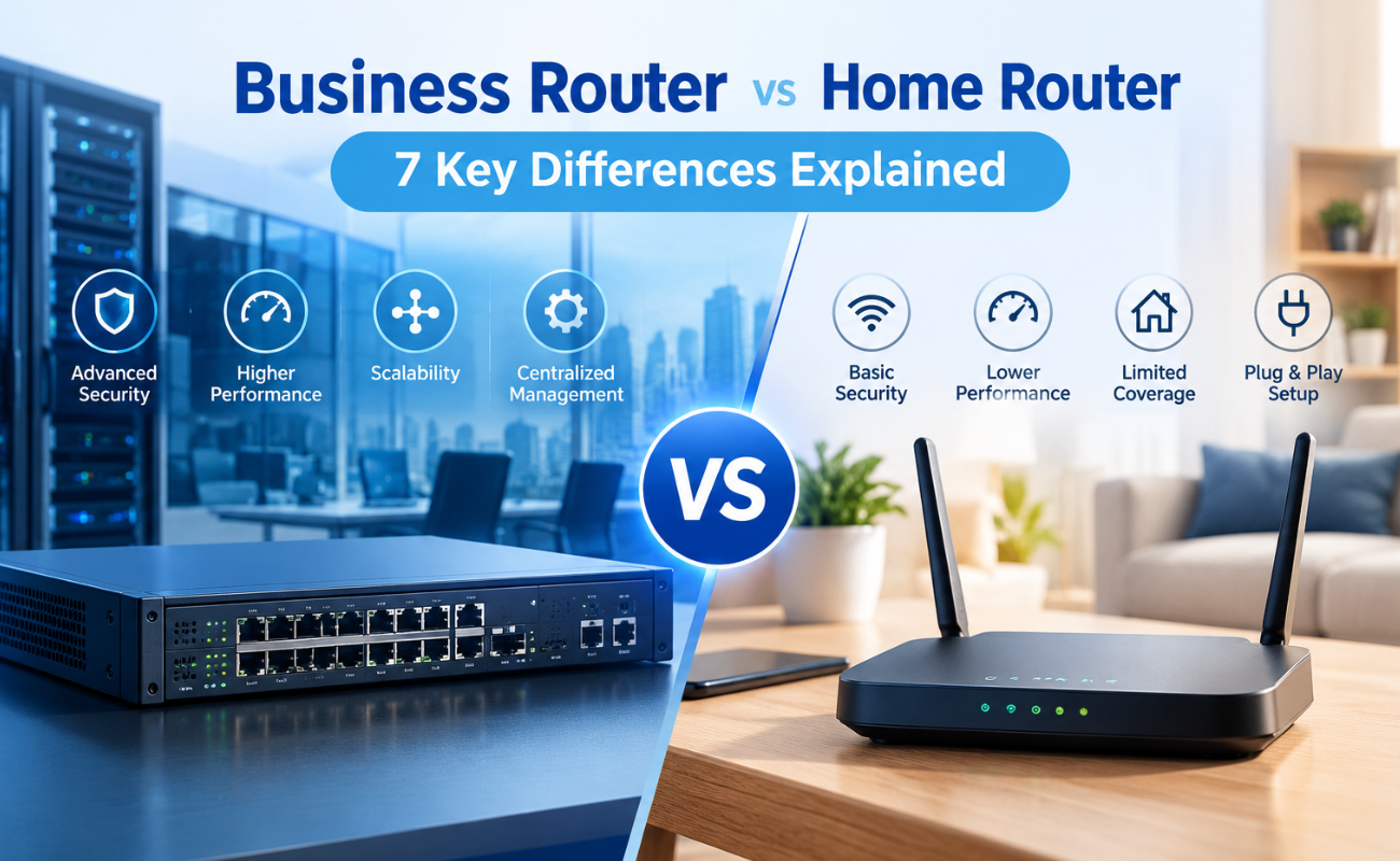 Business Router vs Home Router: 7 Key Differences Explained